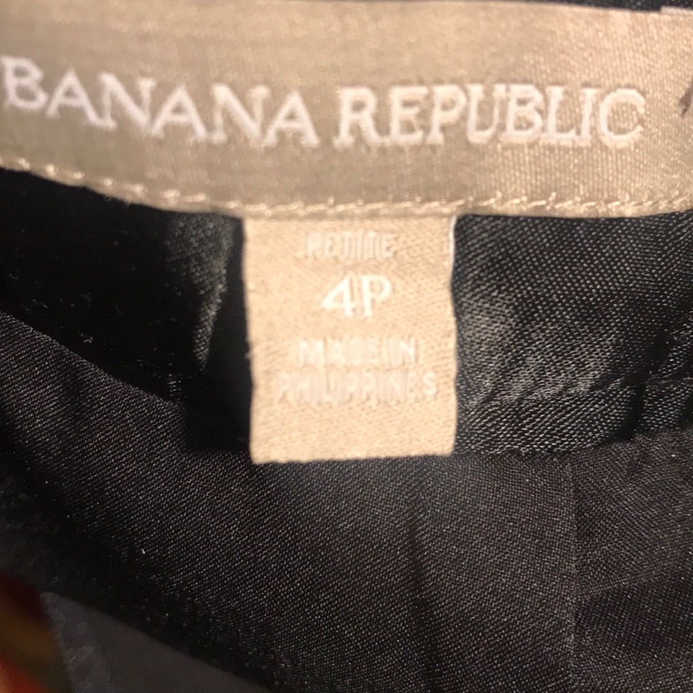 Banana Republic Black Pencil Skirt Petite Size 4 - Picture 5 of 7